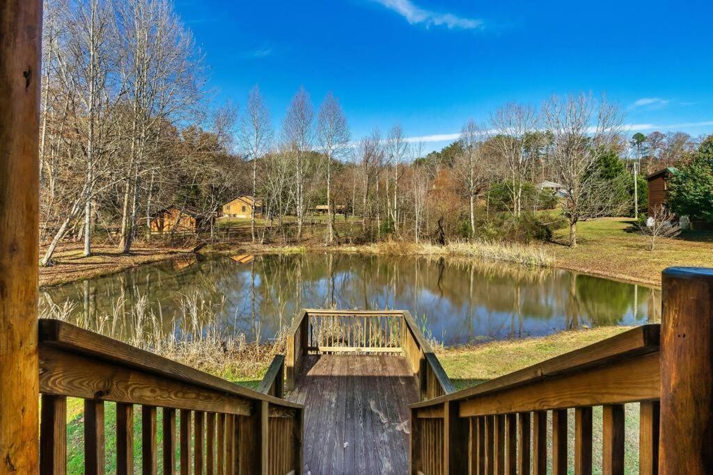塞维尔维尔Spectacular Mtns Views With Private Hot Tub With Pool Table And Private Pond别墅 外观 照片