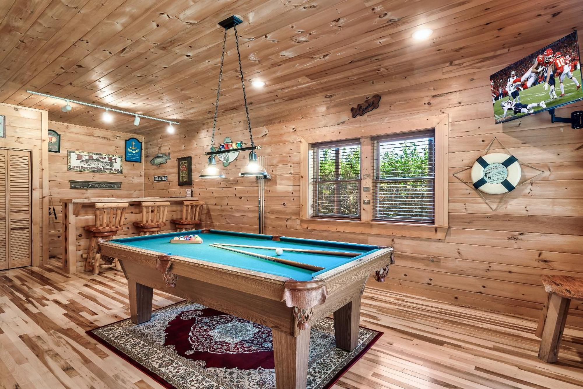 塞维尔维尔Spectacular Mtns Views With Private Hot Tub With Pool Table And Private Pond别墅 外观 照片